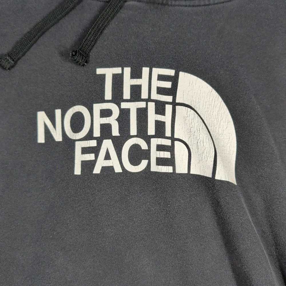 The North Face Hoodie Mens XXL Black Half Dome Logo Pullover Sweatshirt Outdoor‎